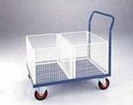 Post trolley mesh basket containers document distribution trolleys