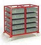 Production trolleys for picking containers, Euro container trolley