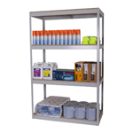 Light Industrial Zamba Shelving, Adjustable Galvanised or Painted