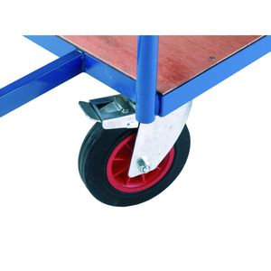 Total stop brake Production trolleys for picking containers, Euro container trolley 506B032 