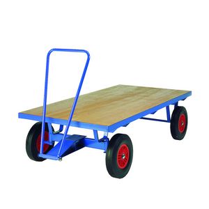 Flat bed Ackerman (all wheel steer) Trailer Flatbed Industrial tow trailers for forklifts and tow tugs 23/tr160.jpg