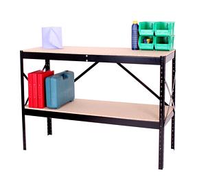 50cmD 132cmW Heavy Duty 2 Shelf Packing Bench 93.8cmH Packing Benches for warehouse packing areas 25/TRAMDBU.JPG