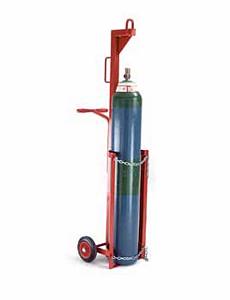 Single Cylinder Lifting Trolleys Cylinder handling trolleys and gas bottle storage racks 210SC26 