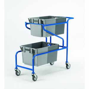 Stack & Nest Container trolley - 50 litre Production trolleys for picking containers, Euro container trolley 29/ct07.jpg