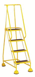 Mobile safety steps 4 tread light use office library safety steps average working height 2.4m-2.6m. 32/s011.jpg