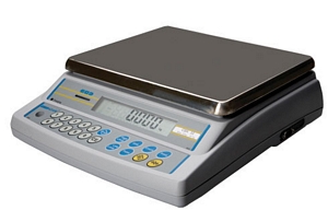 Bench top counting scales 4Kg max capacity 0.1 g 225 x 275 Weigh Counting precision scales weighing platforms and balances for parts counting and percentage weighing 138289 