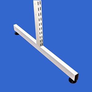 SPUR® Shelving Gondola T leg, suitable for constructing double sided Gondola shelving units.... Spur Gondola DS2 uprights, legs, Tie bars, Feet